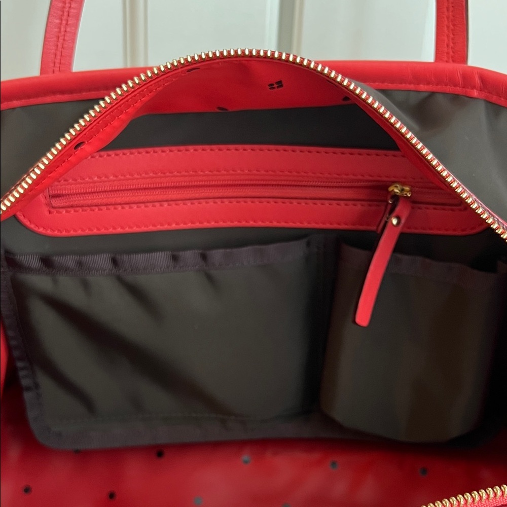 Kate Spade Brown and Red Tote Bag - Picture 7 of 12